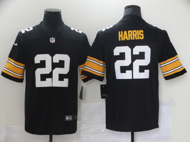 Men's Pittsburgh Steelers Najee Harris #22 Black Jersey